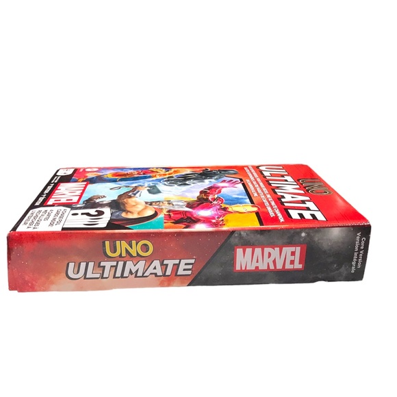UNO Ultimate Marvel Card Game 2022 4 Chase Foil Cards 1st Edition New In Box - Picture 5 of 6